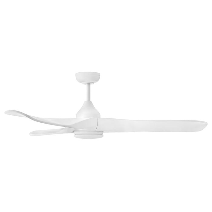 Hinkley Fan Swell Illuminated 56" LED Smart Fan, White/White