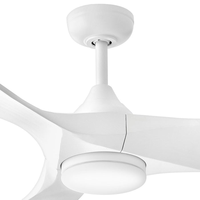 Hinkley Fan Swell Illuminated 56" LED Smart Fan, White/White