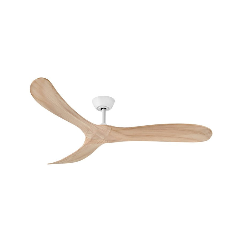 Hinkley Fan Swell 60" Smart Fan, Matte White/Natural