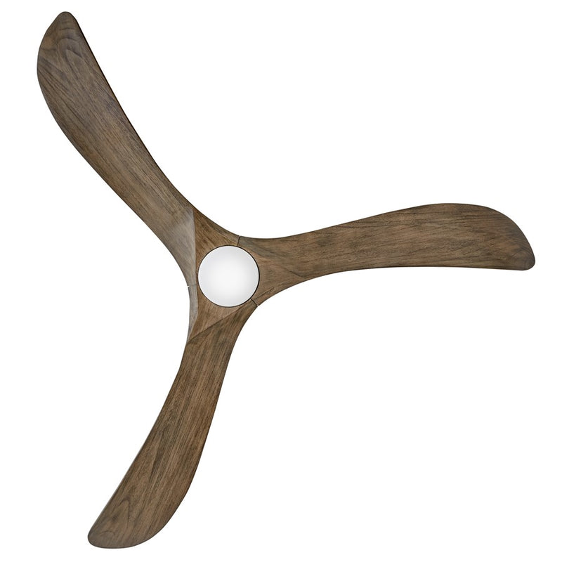 Hinkley Fan Swell Illuminated 72" LED Smart Fan, Black/Driftwood