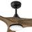 Hinkley Fan Swell Illuminated 72" LED Smart Fan, Black/Driftwood
