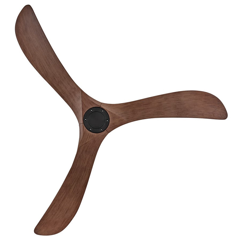 Hinkley Fan Swell Illuminated 72" LED Smart Fan, Black/Walnut