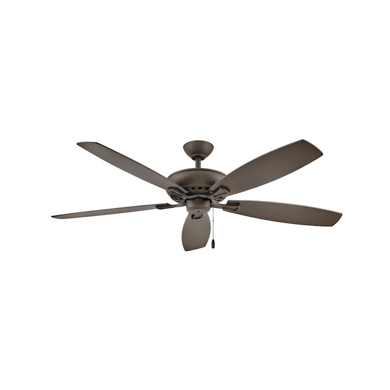 Hinkley Highland 60in Ceiling Fan | Transitional Chalk White Steel and Weathered Wood Blades | Indoor Living Room & Bedroom | 60 x | Model 904160FCW-NIA
