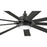 Hinkley Fan Turbine 80" LED Smart Fan, Matte Black/Matte Black