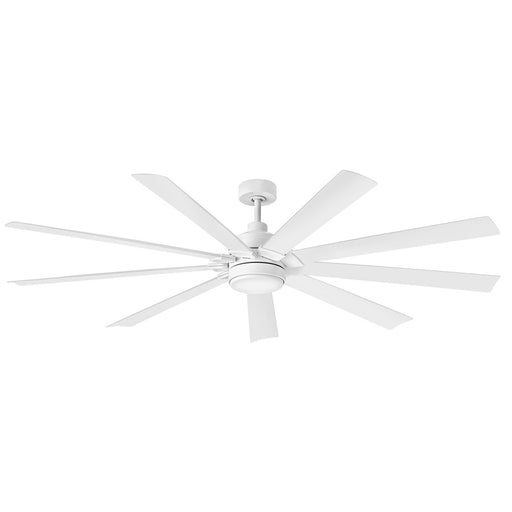Hinkley Fan Turbine 80" LED Smart Fan, Chalk White/Chalk White - 904280FWW-LWD