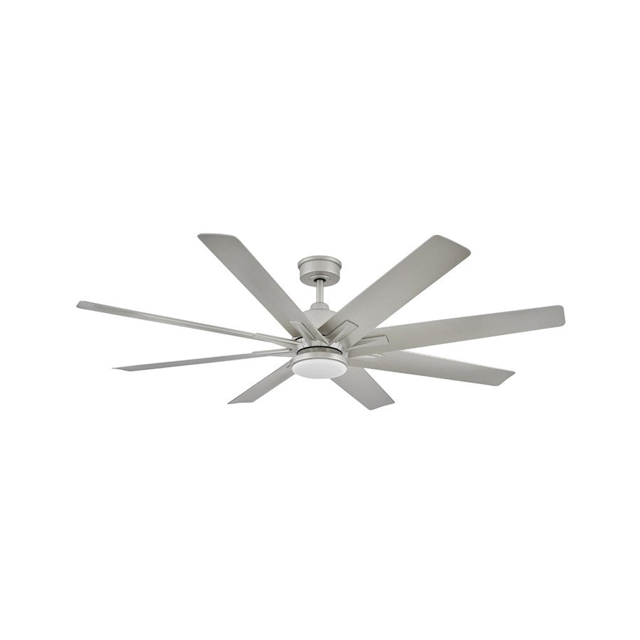 Hinkley Fan Concur 66" LED Smart Fan, Brushed Nickel/Nickel - 904566FBN-LWD