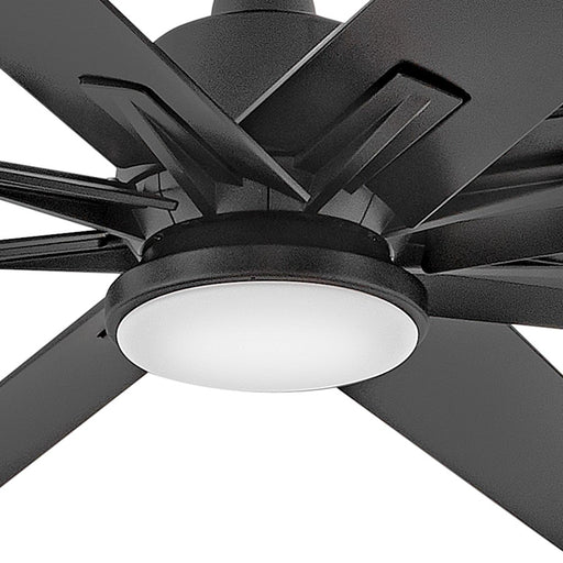 Hinkley Fan Concur 66" LED Smart Fan, Matte Black/Black