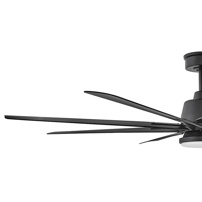 Hinkley Fan Concur 66" LED Smart Fan, Matte Black/Black