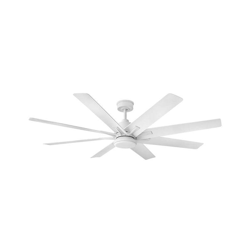Hinkley Fan Concur 66" LED Smart Fan, Matte White/White