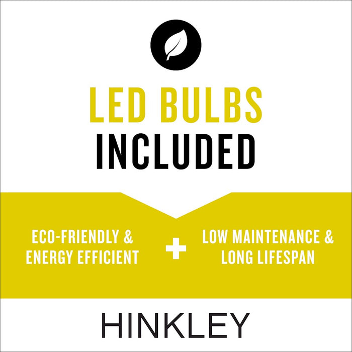 Hinkley Fan Eli 22" LED Fandelier, Heritage Brass/Heritage Brass