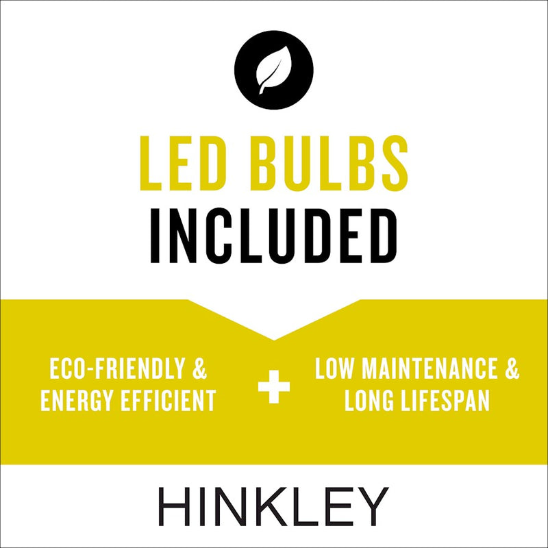 Hinkley Fan Eli 22" LED Fandelier, Matte Black/Black