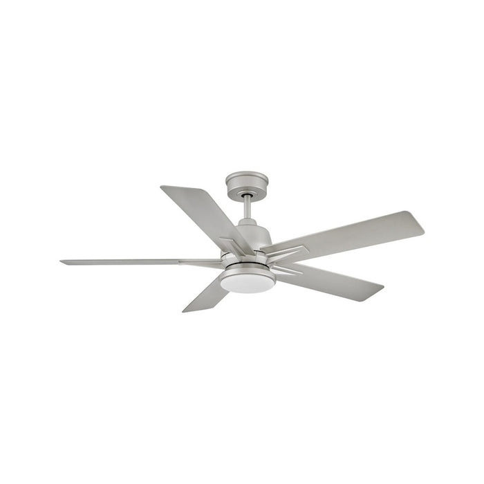 Hinkley Fan Alta 52" LED Smart Fan, Brushed Nickel/Nickel - 905152FBN-LWD