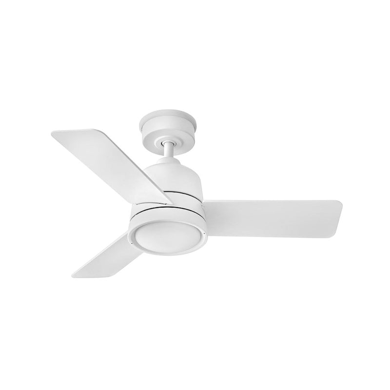 Hinkley Fan Chet 36" LED Fan, Matte White/White