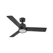 Hinkley Fan Chet 48" LED Fan, Matte Black/Black - 905248FMB-LWA