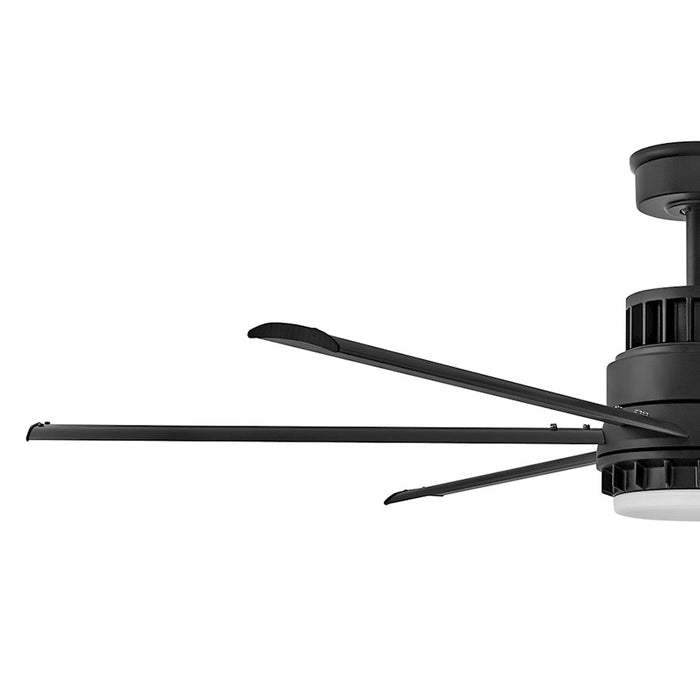 Hinkley Fan Draftsman 60" LED Smart Fan, Matte Black/Black