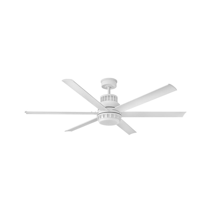Hinkley Fan Draftsman 60" LED Smart Fan, Matte White/White
