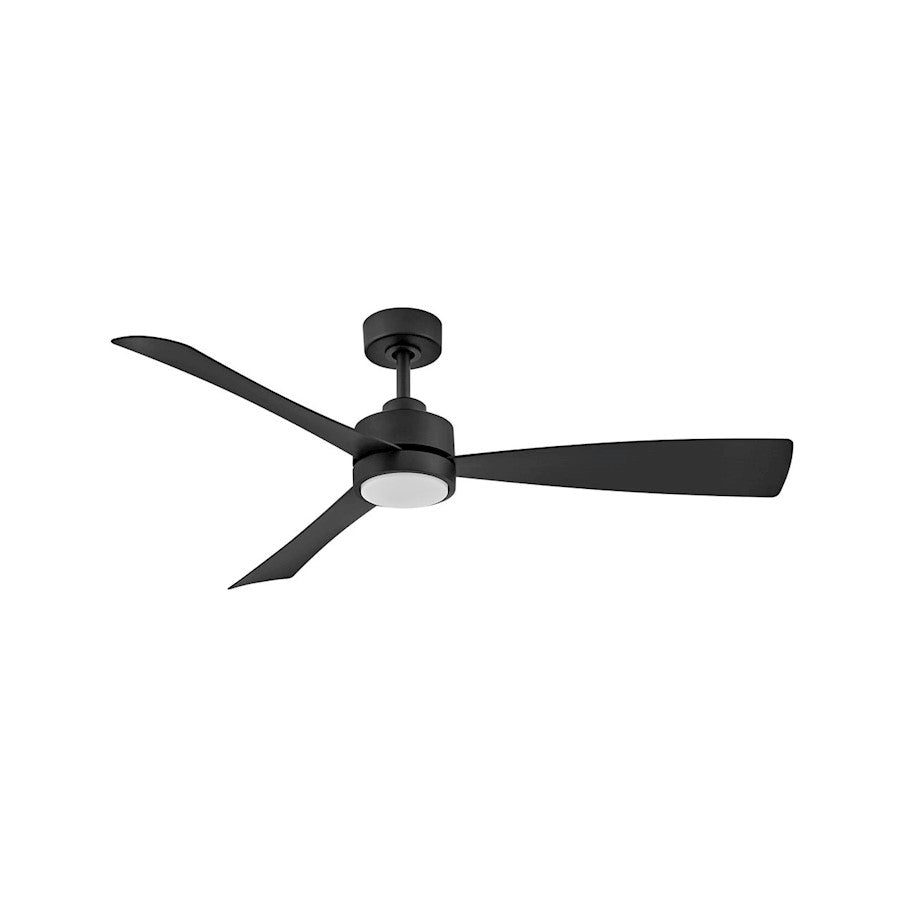 Hinkley Fan Iver 56" LED Smart Fan, Matte Black/Black - 905756FMB-LWD