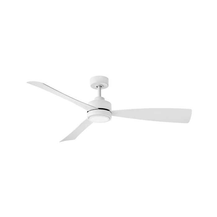 Hinkley Fan Iver 56" LED Smart Fan, Matte White/White - 905756FMW-LWD