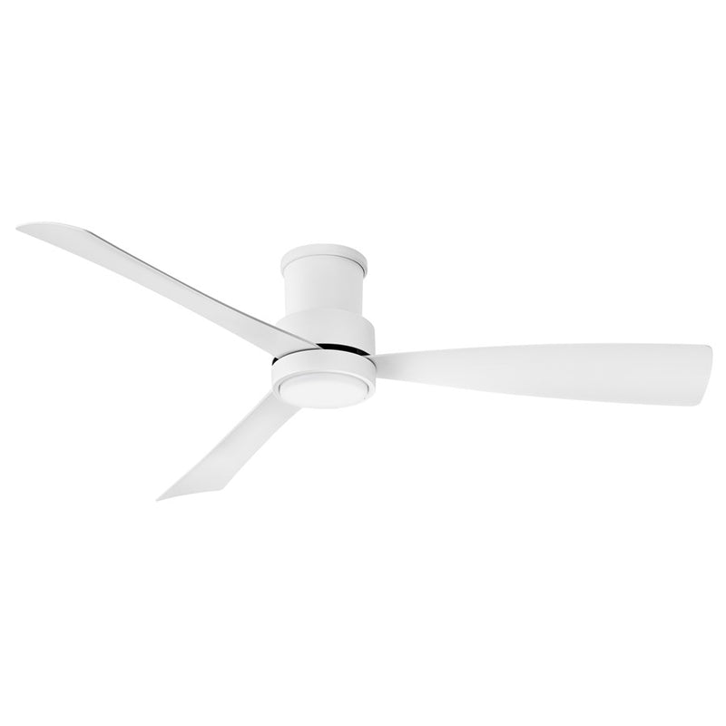 Hinkley Fan Iver 56" LED Smart Fan, Matte White/White