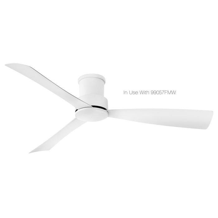 Hinkley Fan Iver 56" LED Smart Fan, Matte White/White