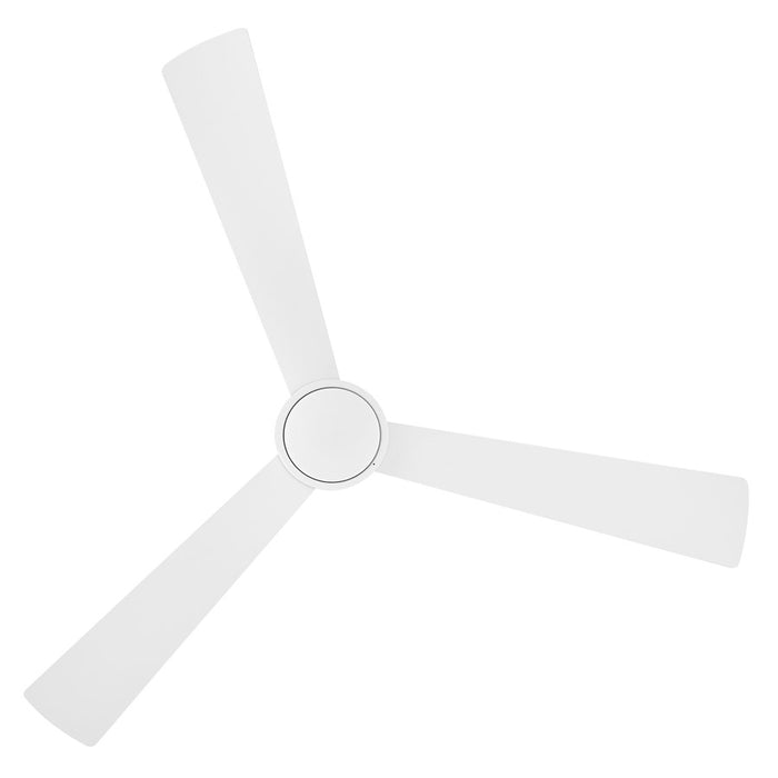 Hinkley Fan Iver 56" LED Smart Fan, Matte White/White