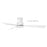 Hinkley Fan Iver 56" LED Smart Fan, Matte White/White