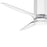 Hinkley Fan Facet 52" LED Smart Fan, Matte White/Clear Acrylic