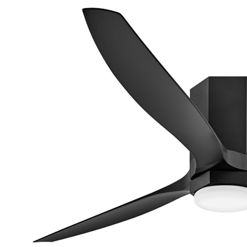 Hinkley Fan Facet 60" LED Smart Fan, Matte Black/Black