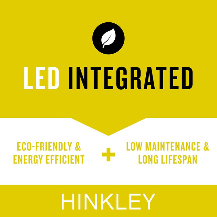 Hinkley Fan Facet 60" LED Smart Fan, Matte Black/Black