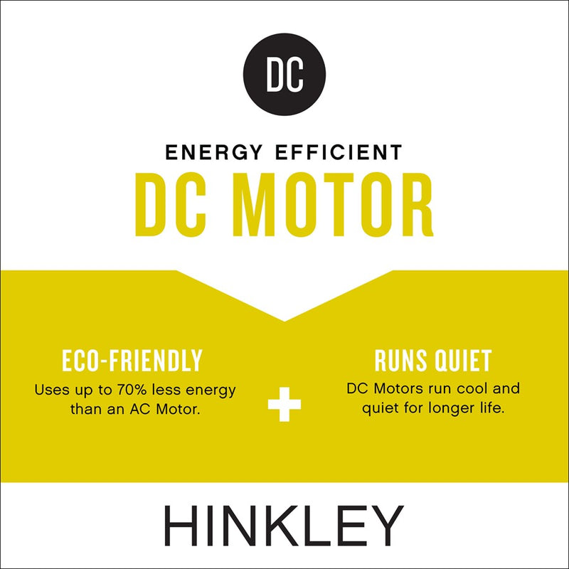 Hinkley Fan Facet 60" LED Smart Fan, Matte White/Natural