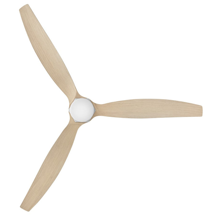 Hinkley Fan Facet 60" LED Dual Mount Smart Fan, White/Natural