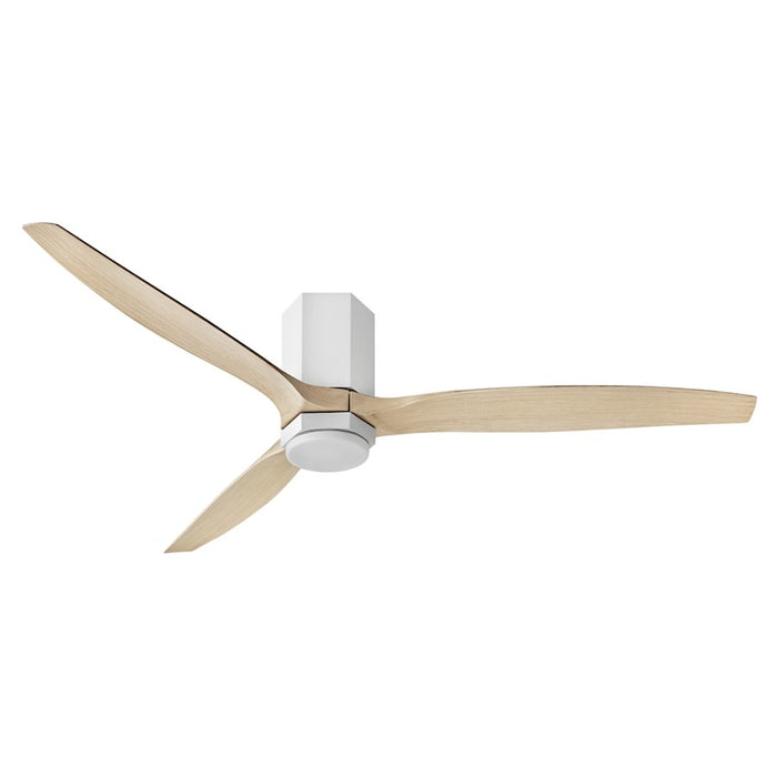 Hinkley Fan Facet 60" LED Dual Mount Smart Fan, White/Natural