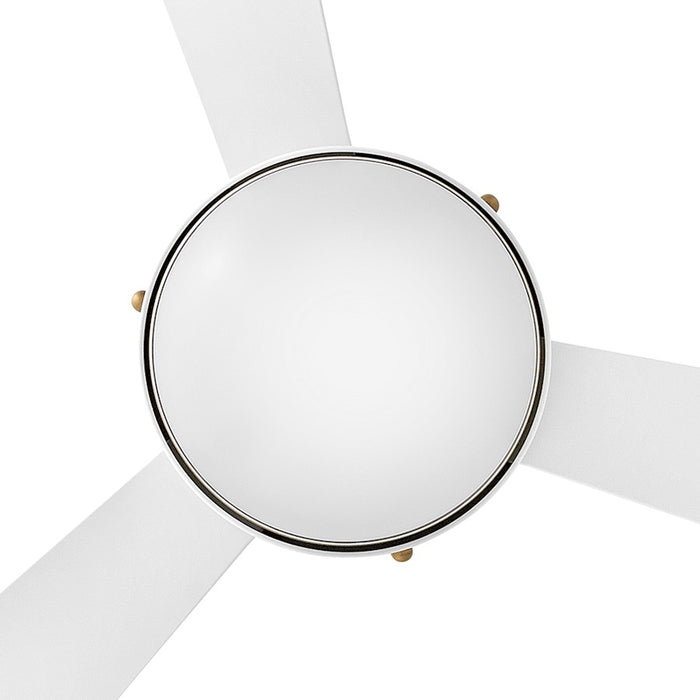 Hinkley Fan Oliver 50" LED Smart Fan, Matte White/White