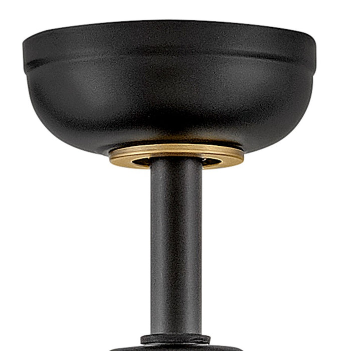 Hinkley Fan Oliver 62" LED Smart Fan, Matte Black/Black