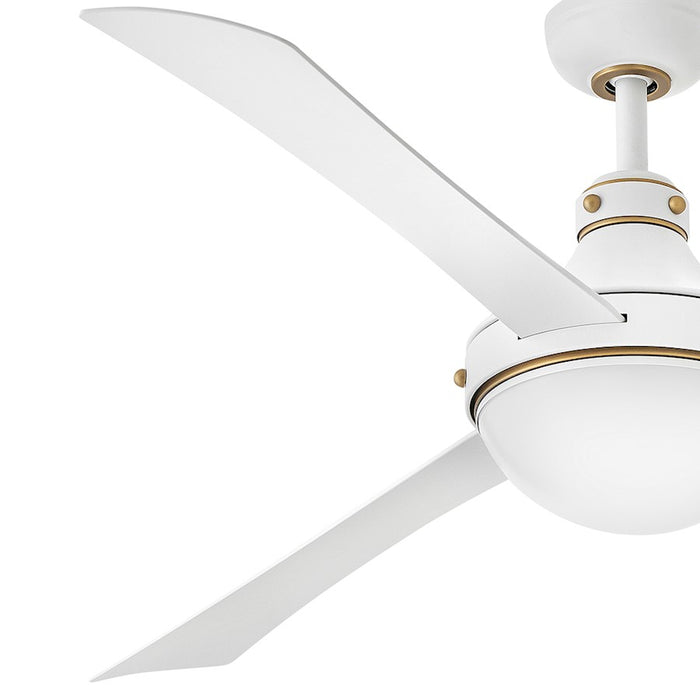 Hinkley Fan Oliver 62" LED Smart Fan, Matte White/White