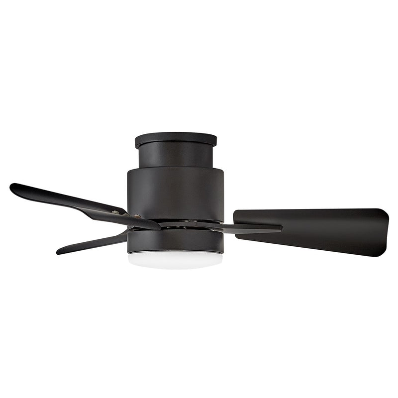 Hinkley Fan Atom 30" LED Fan, Matte Black/Black