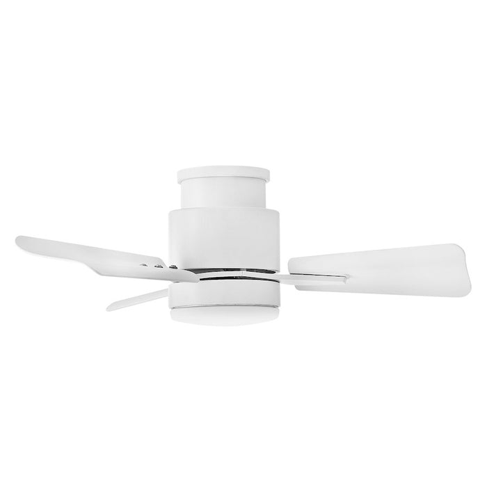 Hinkley Fan Atom 30" LED Fan, Matte White/White