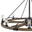 Hinkley Fan Sawyer 52" LED Smart Fandelier, Black/Driftwood Gray
