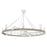 Hinkley Fan Sawyer 52" LED Smart Fandelier, White/White