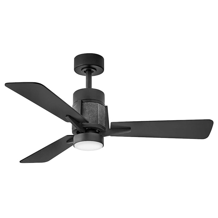 Hinkley Fan Atticus 42" LED Smart Fan, Matte Black/Black