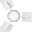 Hinkley Fan Atticus 42" LED Smart Fan, Matte White/White