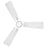 Hinkley Fan Atticus 42" LED Smart Fan, Matte White/White