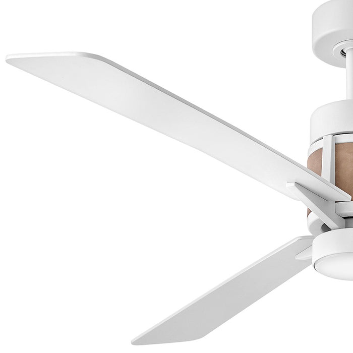 Hinkley Fan Atticus 56" LED Smart Fan, Matte White/White