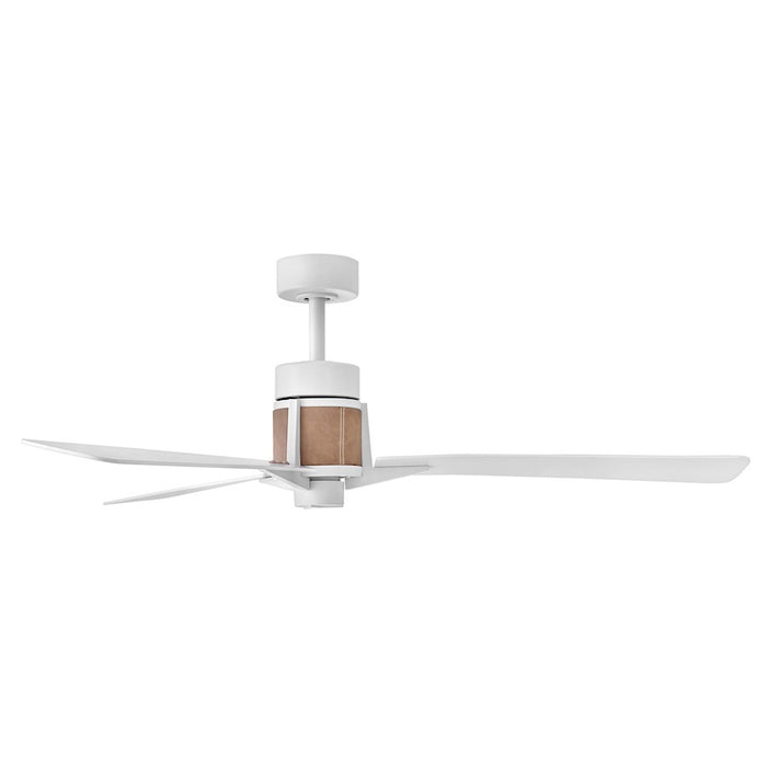 Hinkley Fan Atticus 56" LED Smart Fan, Matte White/White