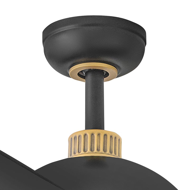 Hinkley Fan Alba 56" LED Smart Fan, Matte Black/Matte Black