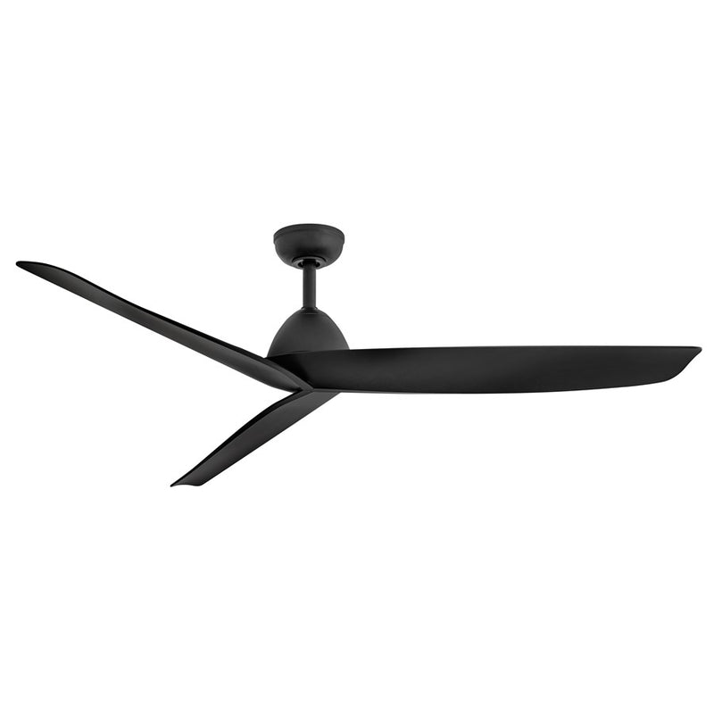 Hinkley Fan Liv 60" Smart Fan, Matte Black/Matte Black