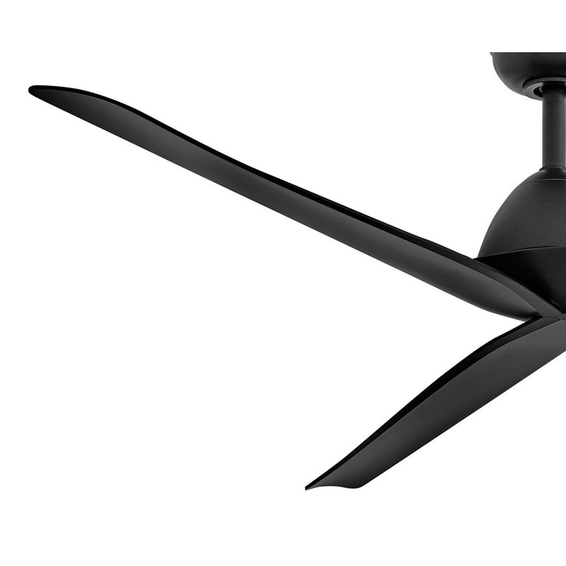 Hinkley Fan Liv 60" Smart Fan, Matte Black/Matte Black