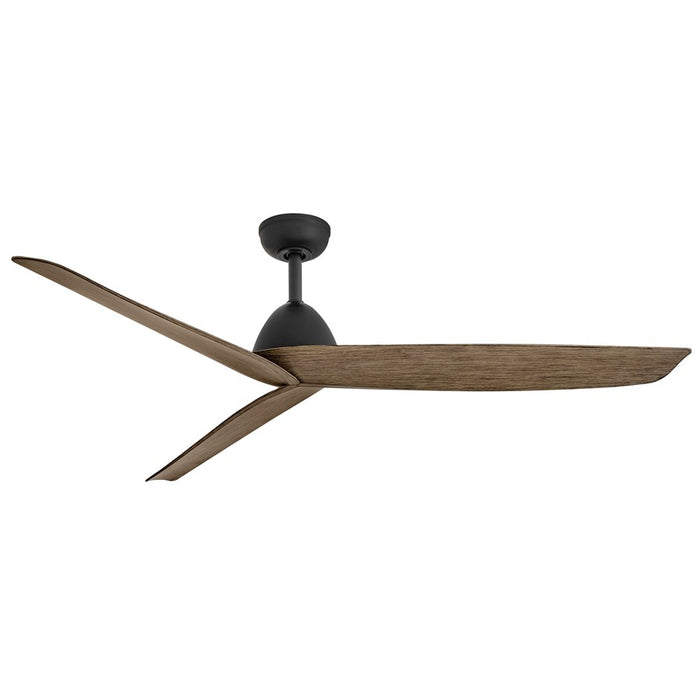 Hinkley Fan Liv 60" Smart Fan, Matte Black/Driftwood - 906660FBD-NWD