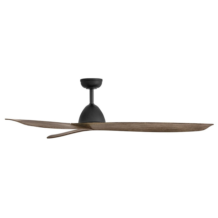 Hinkley Fan Liv 60" Smart Fan, Matte Black/Driftwood