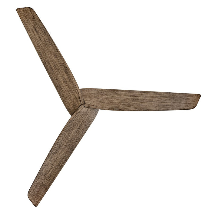 Hinkley Fan Liv 60" Smart Fan, Matte Black/Driftwood